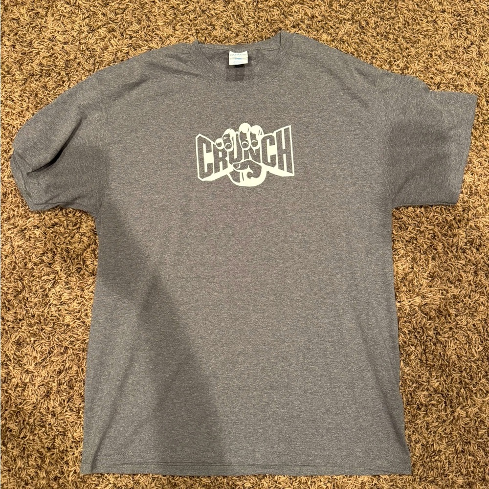 mens short sleeve Crunch gym Tee